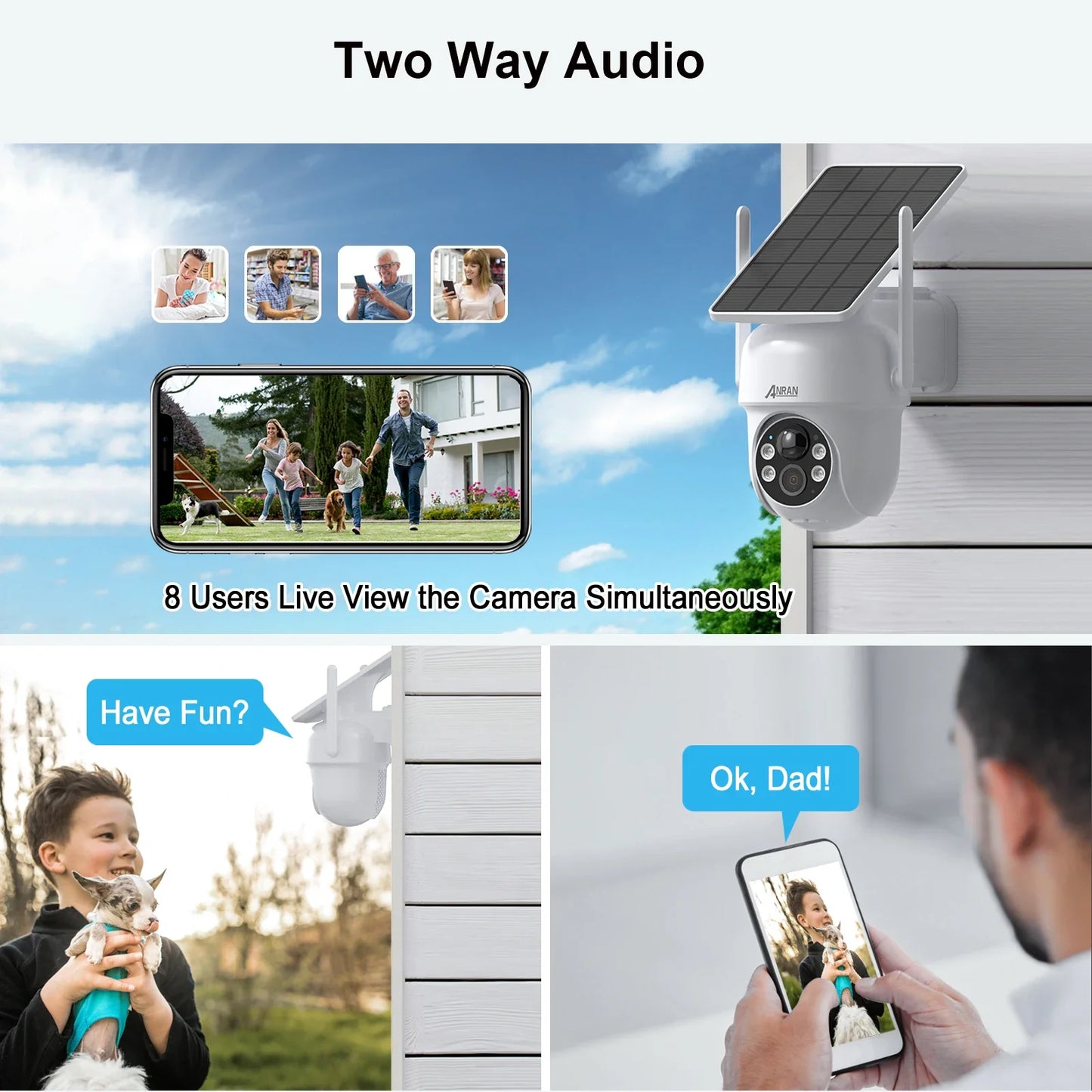 Smart Solar Security Camera