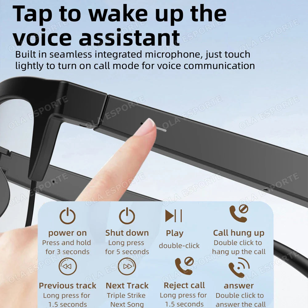 Color-Changing Bluetooth Sunglasses