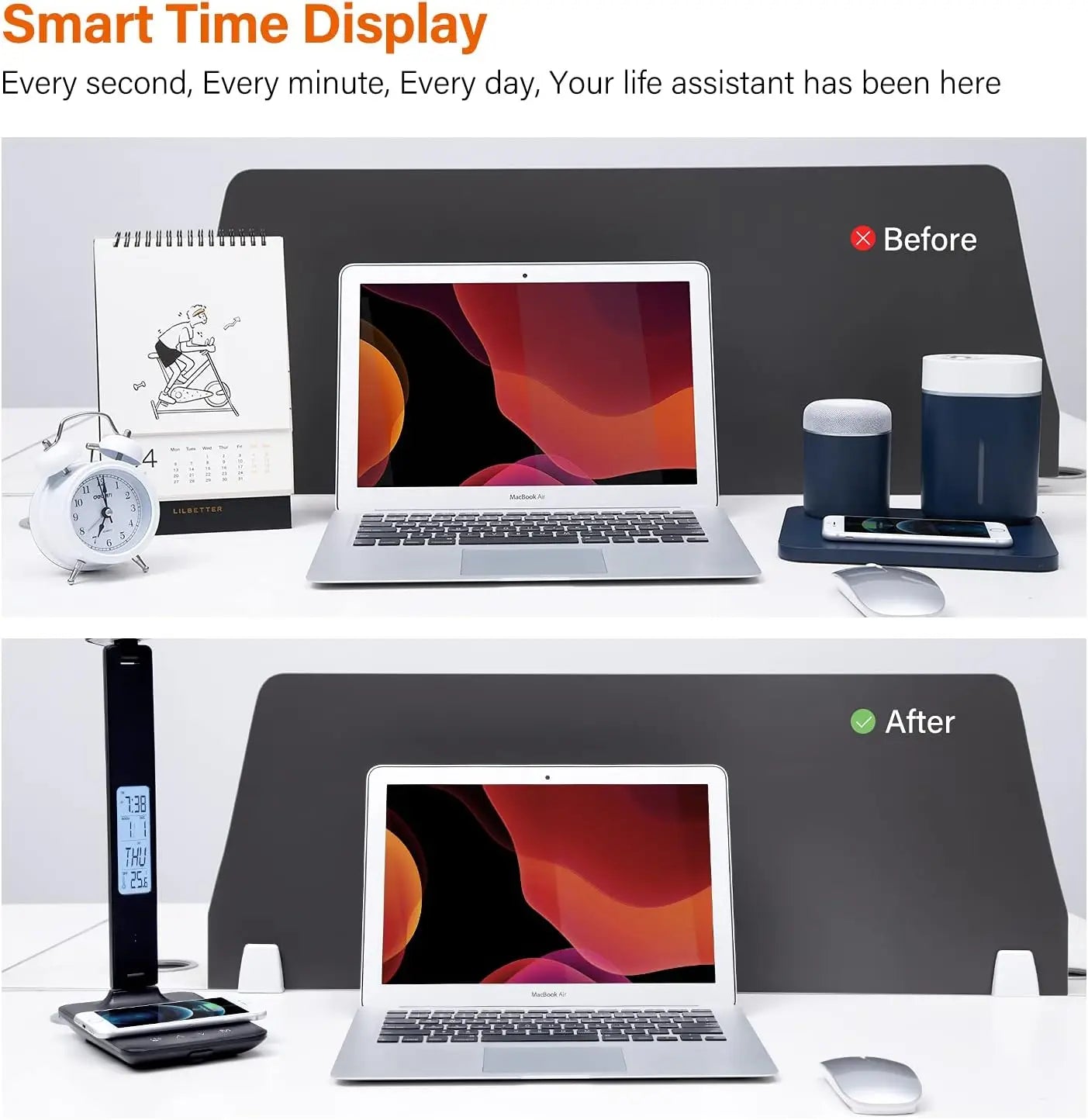 Smart Desk Lamp with Extras