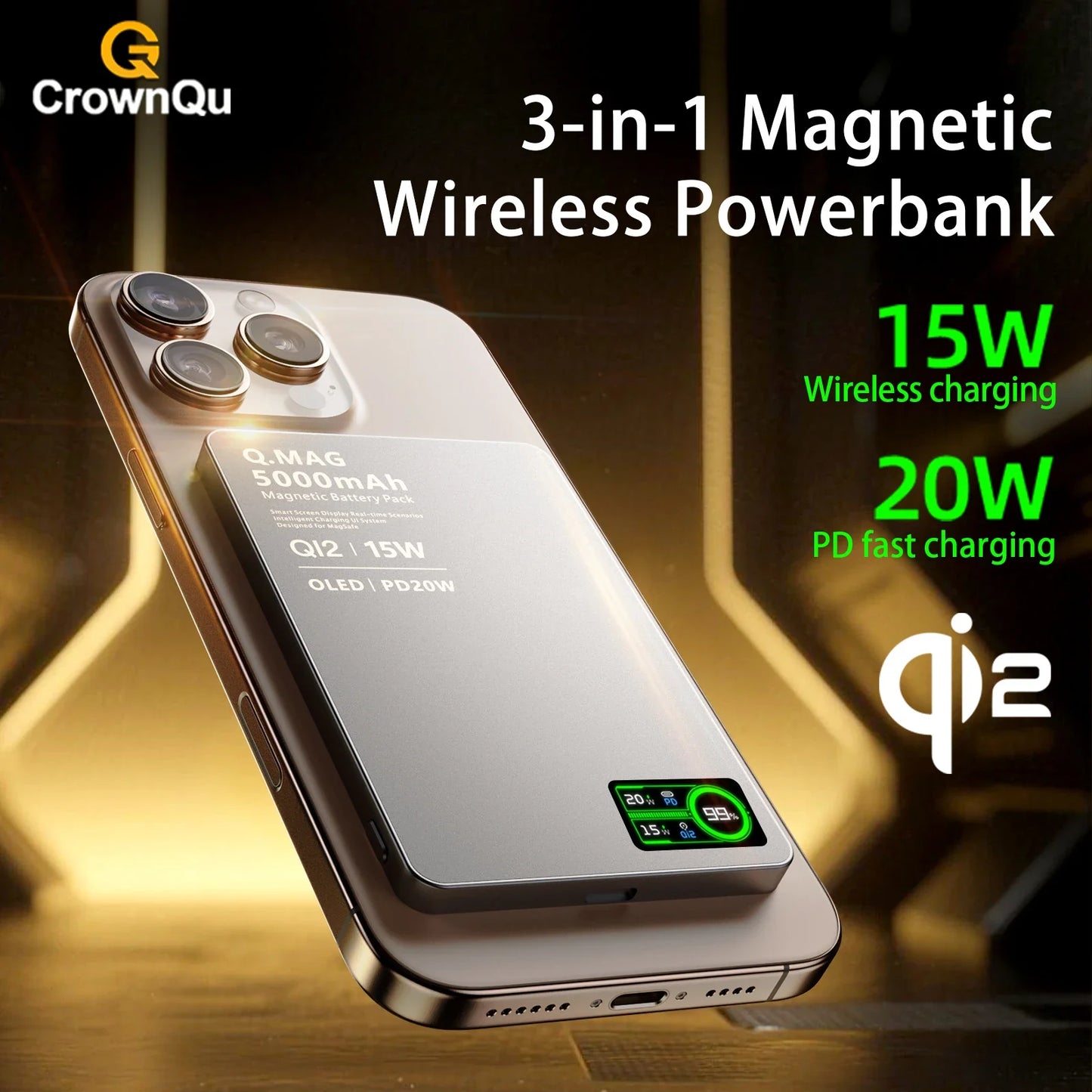 Sleek Magnetic Powerbank