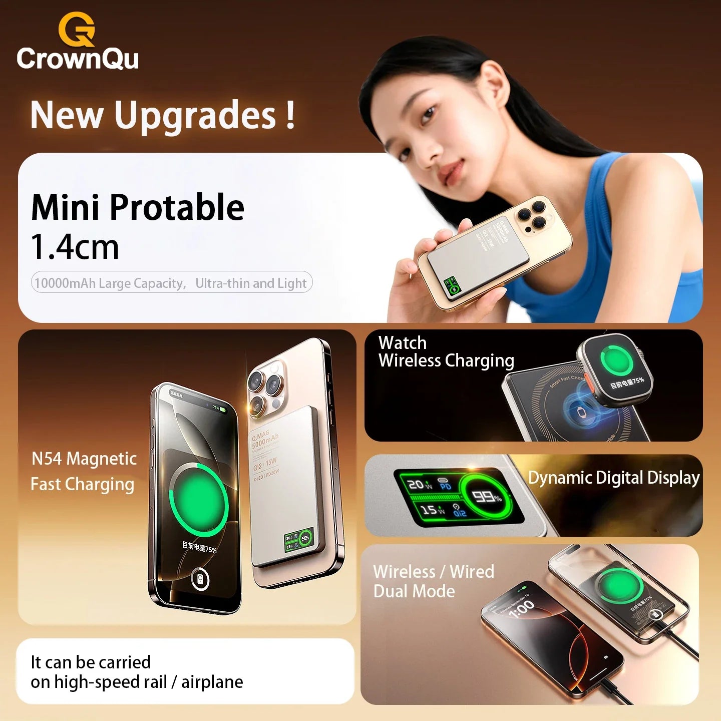 Sleek Magnetic Powerbank